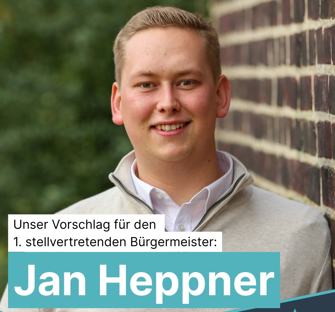 Vorschlag für die Wahl des ersten stellvertretenden Bürgermeisters